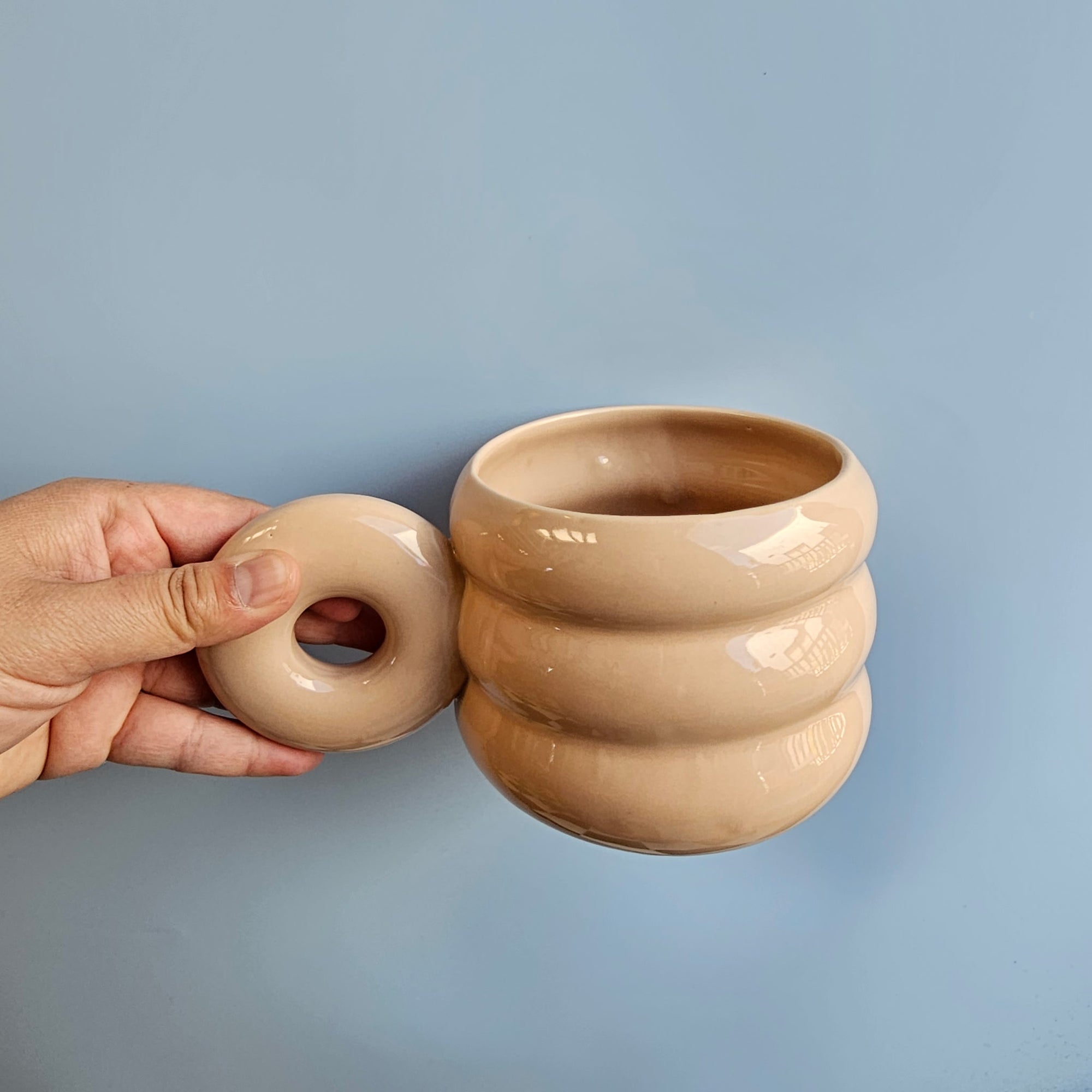 BLUSH DONUT TRIPPY MUG