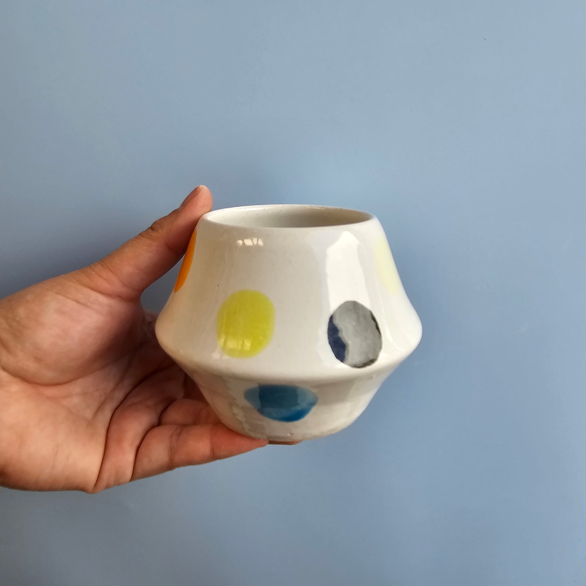 RAINBOW POLKADOT UFO CUP