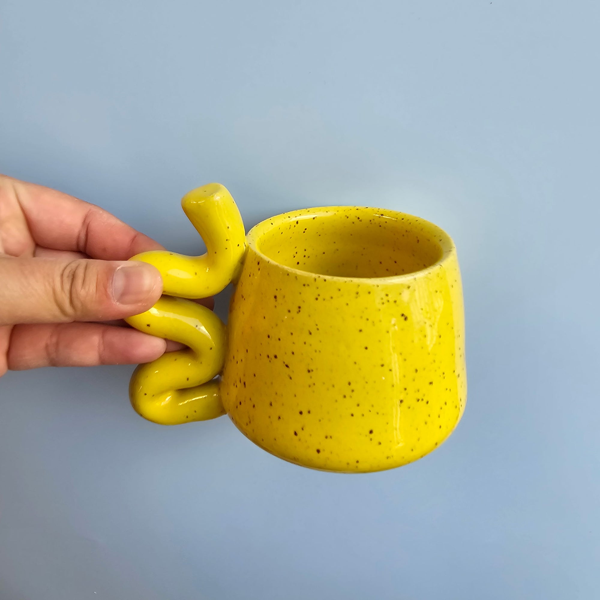 SPECKLED SUNNY SQUIGGLE MUG