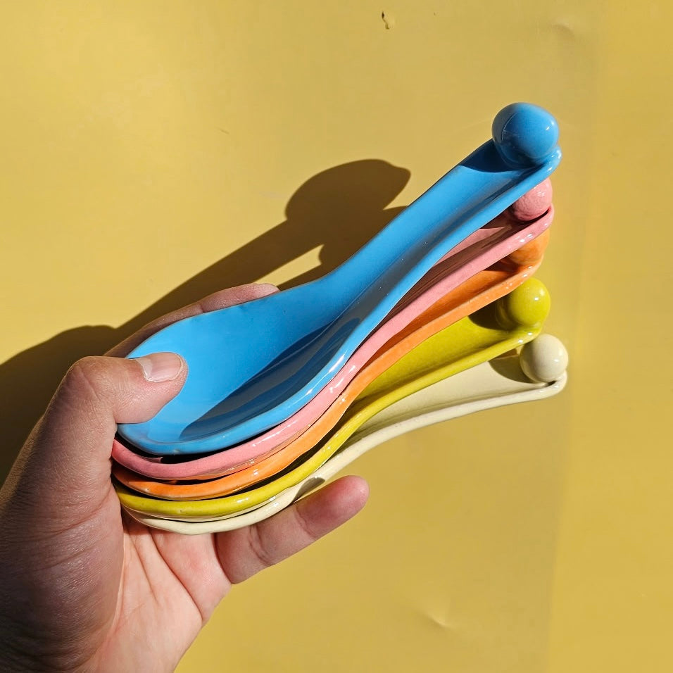 CHARTREUSE BOBA BLOB SOUP SPOON