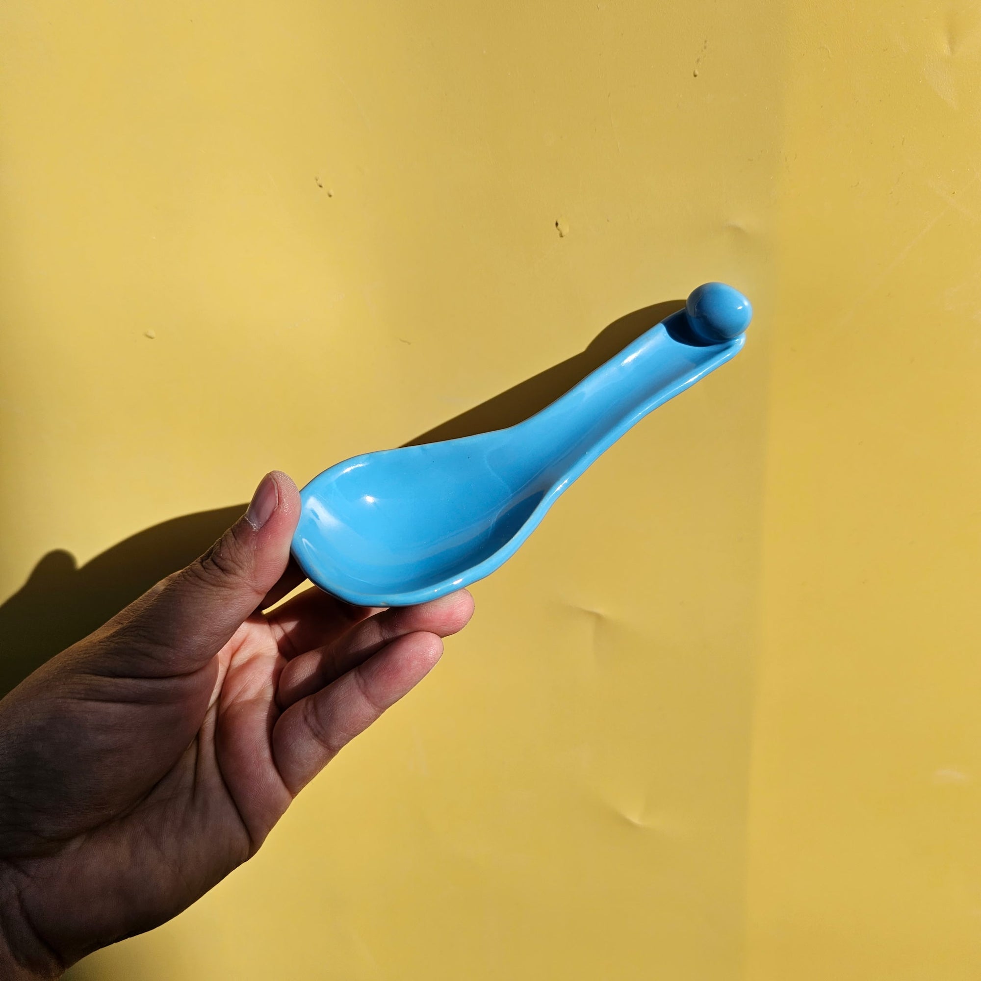TROPICAL BLUE BOBA BLOB SOUP SPOON