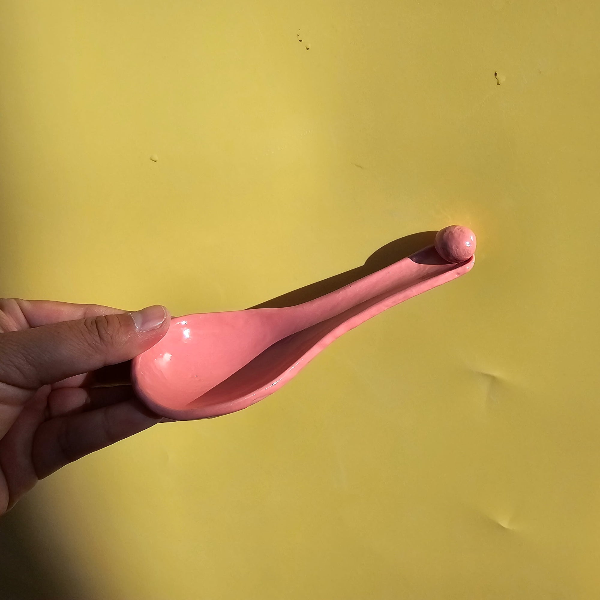 FLAMINGO BOBA BLOB SOUP SPOON