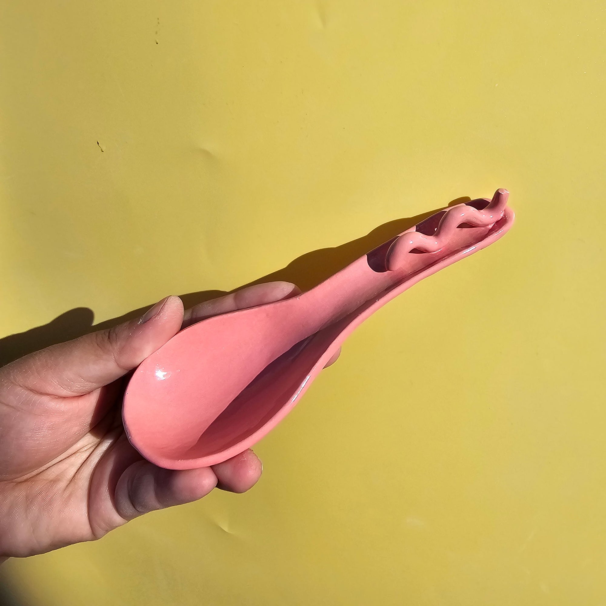 FLAMINGO SQUIGGLE SOUP SPOON
