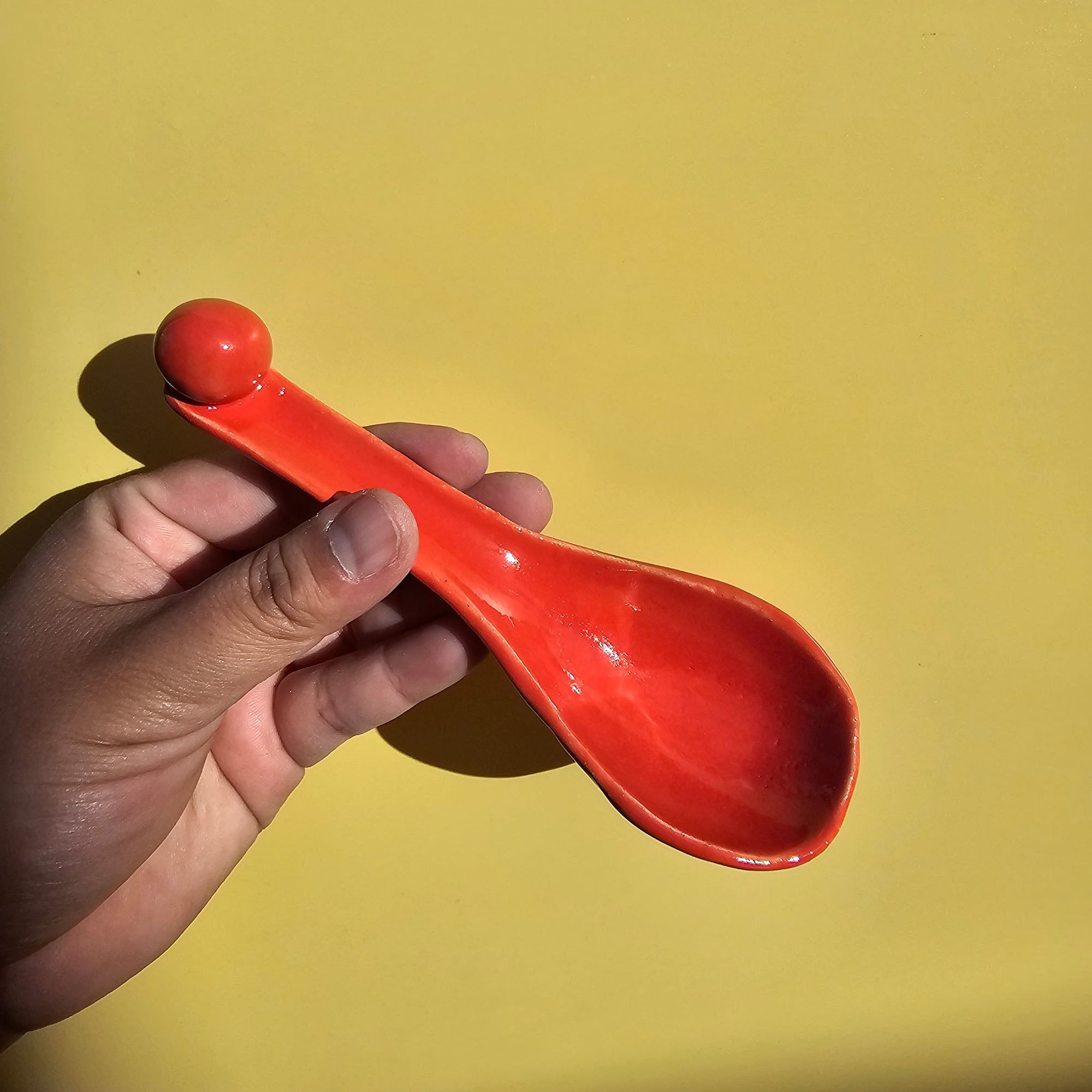 CHERRY BOBA BLOB SOUP SPOON