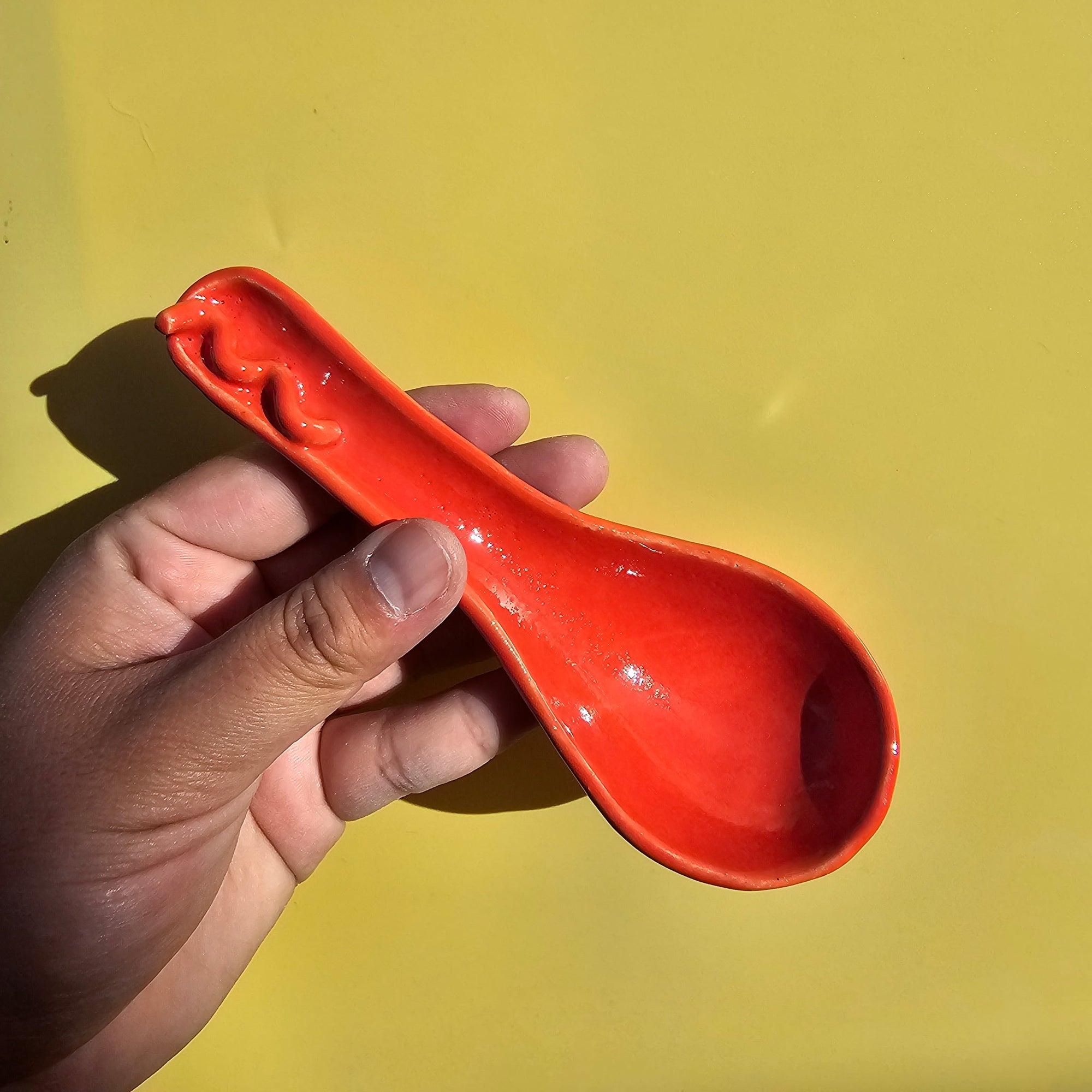 CHERRY SQUIGGLE SOUP SPOON