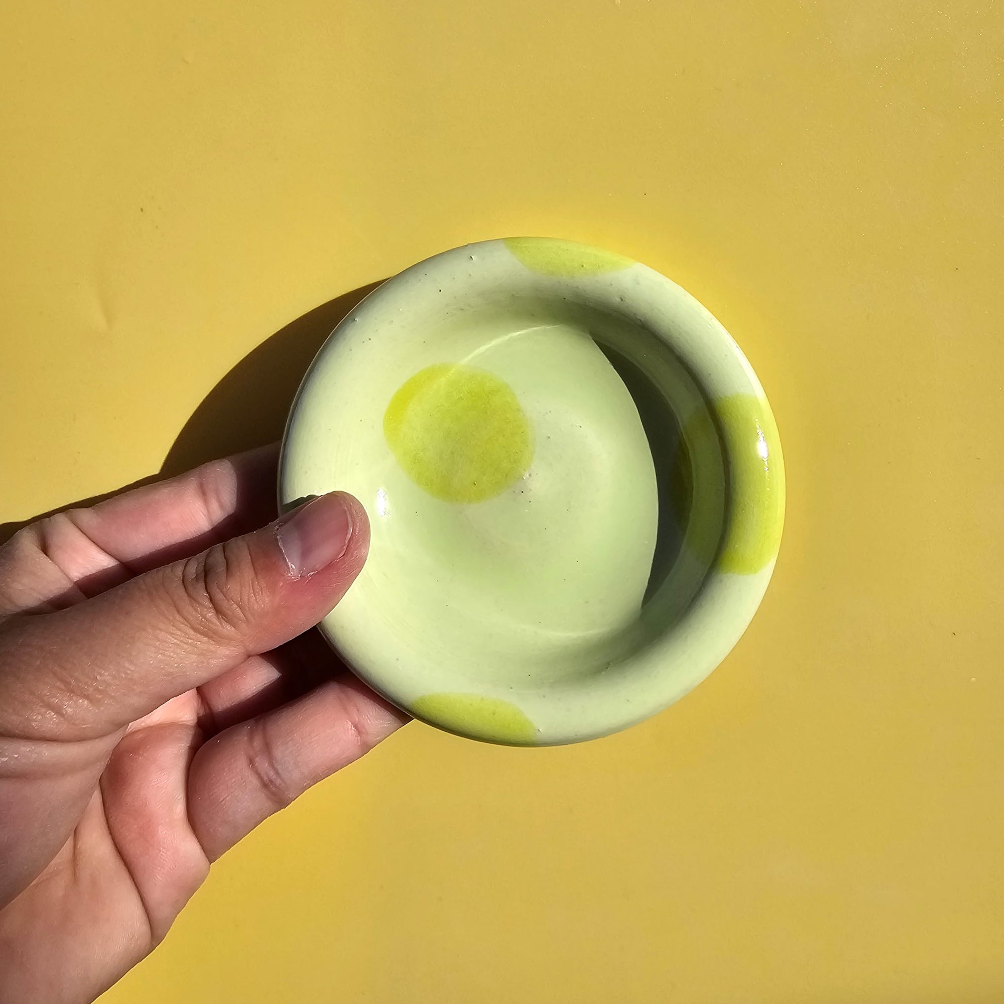 MINTY POLKADOT LIL DISH