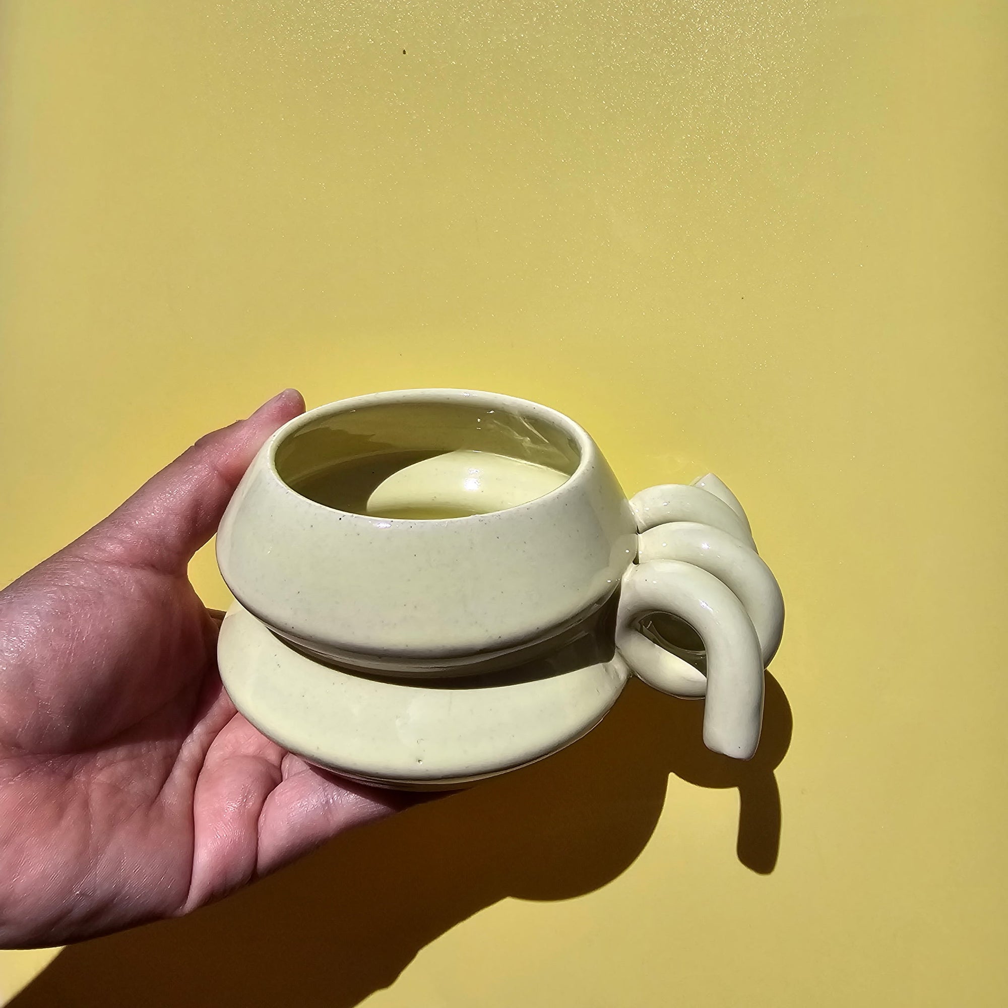 LEMON PIE ANGLES CORKSCREW MUG