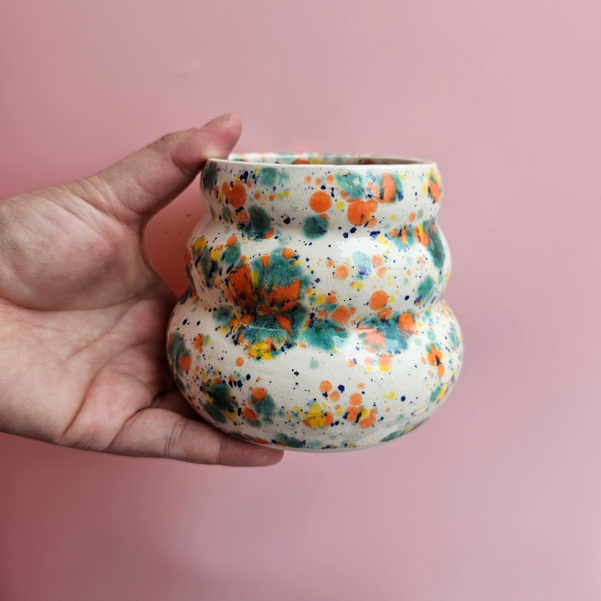 FRUIT SALAD CHUBBY MUG SIZED PLANTER