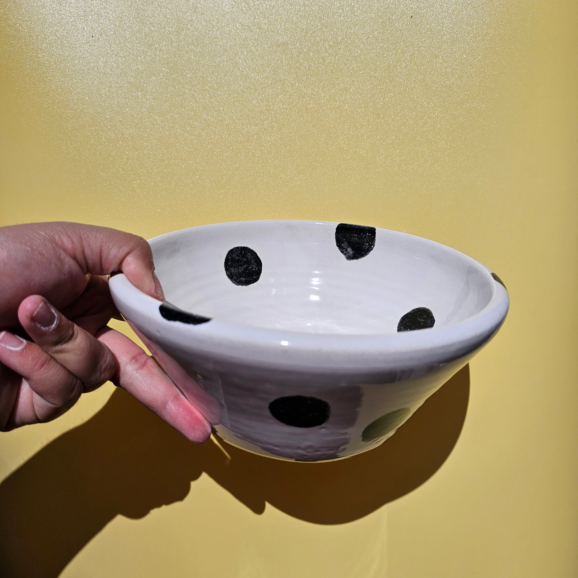 DALMATIAN RAMEN BOWL DOTS