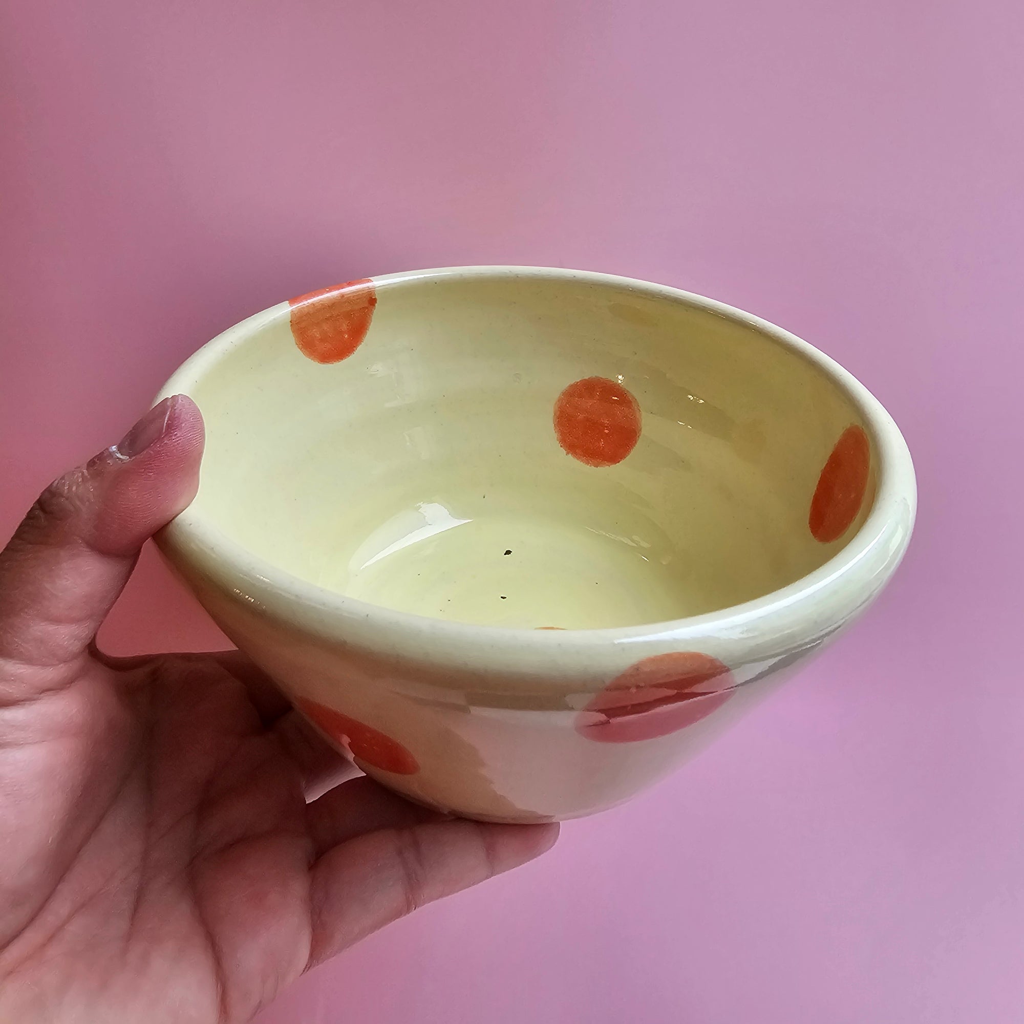 LIL DUCKLING RAMEN BOWL DOTS