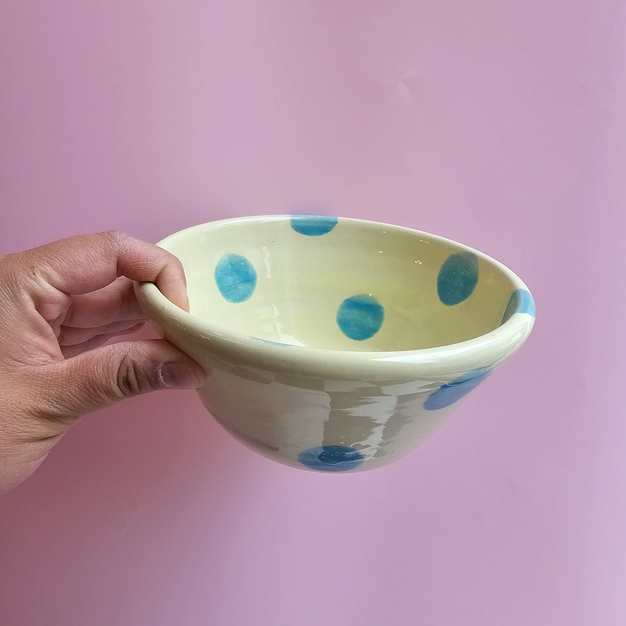 LIL DUCKLING RAMEN BOWL DOTS
