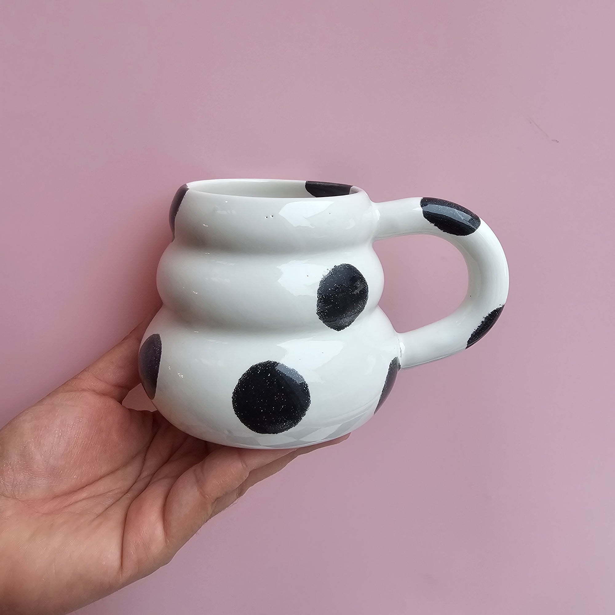 DALMATIAN CHUBBY MUG DOTS