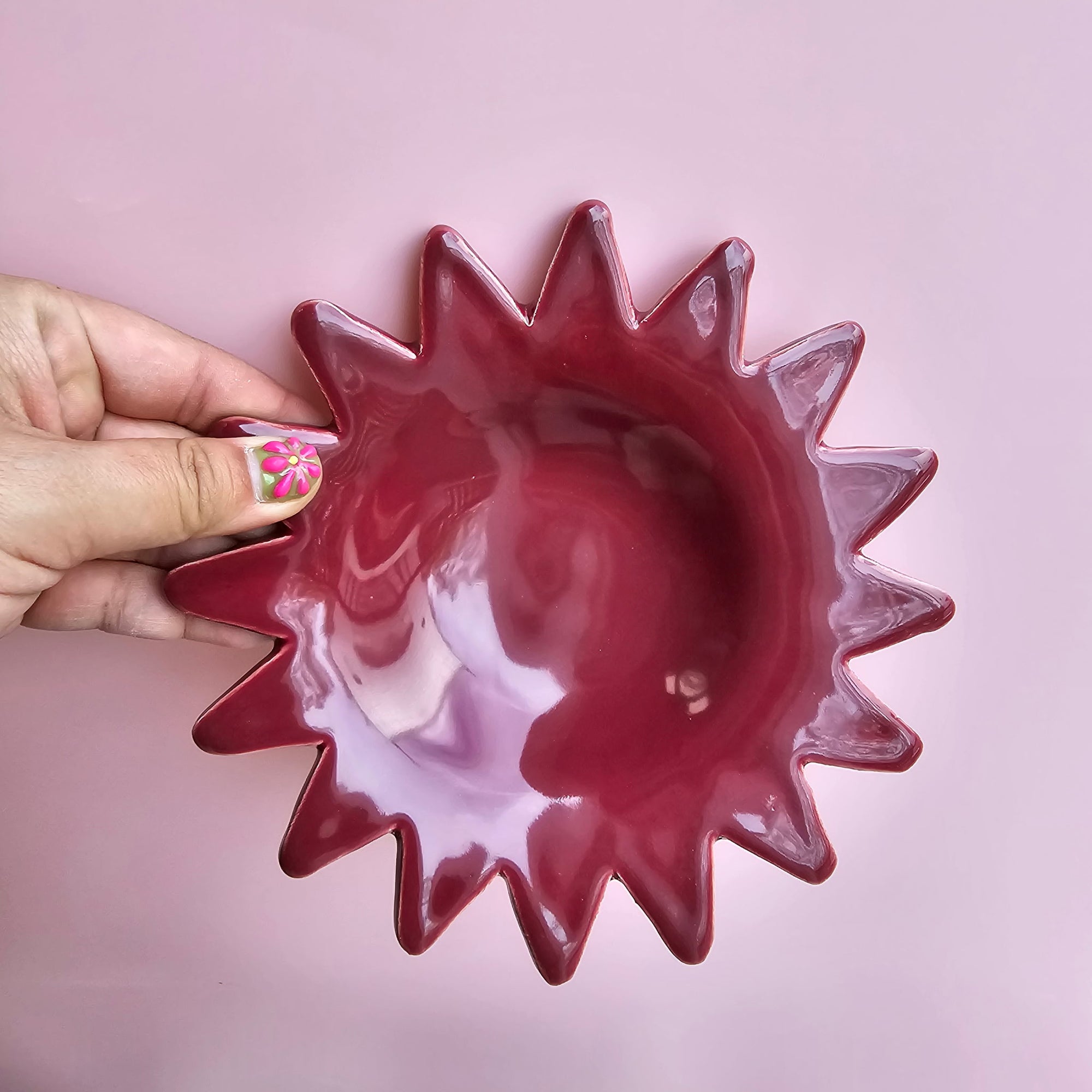 WINE BURST PLATE!