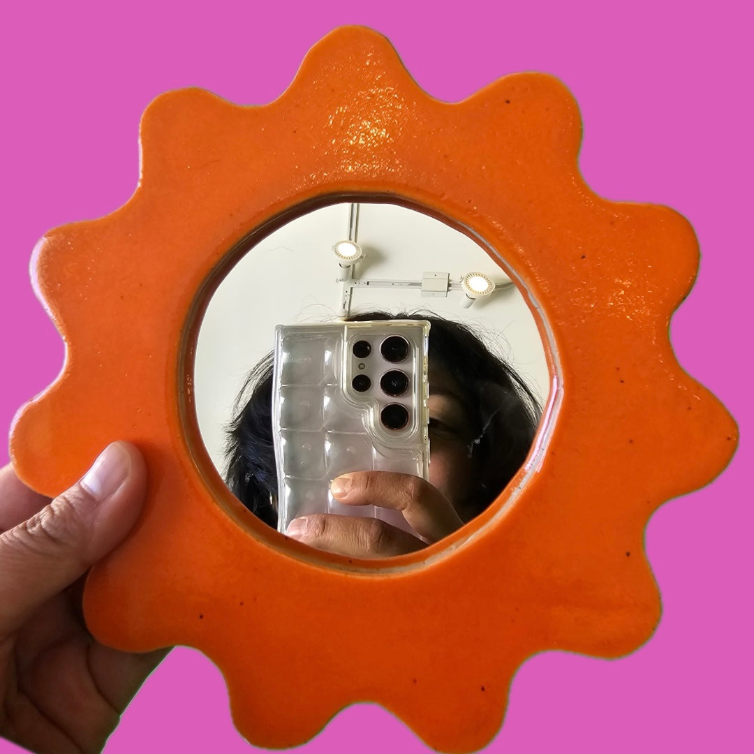 PERSIMMON SQUIGGLE MIRROR